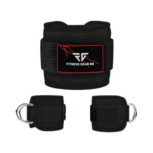 D-Ring Ankle & Wrist Strap For Cable Machine | Fitness Gear BD Branded