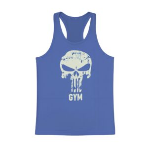 Black tank top with skull design | Men's Activewear | Tanktop | sleeveless t-shirt
