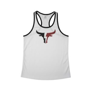 Split Bull Racerback Tank Top